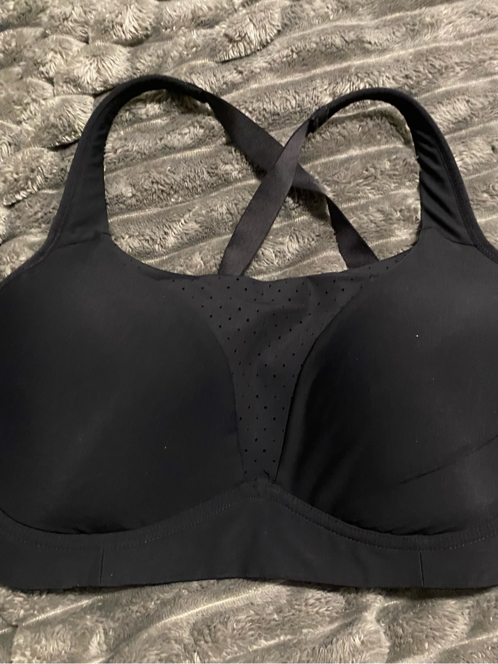 lululemon athletica Black Padded Support Sports Bra